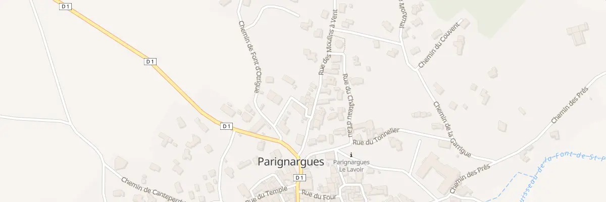 Plan du 5234 Rue des Bergeries à Parignargues