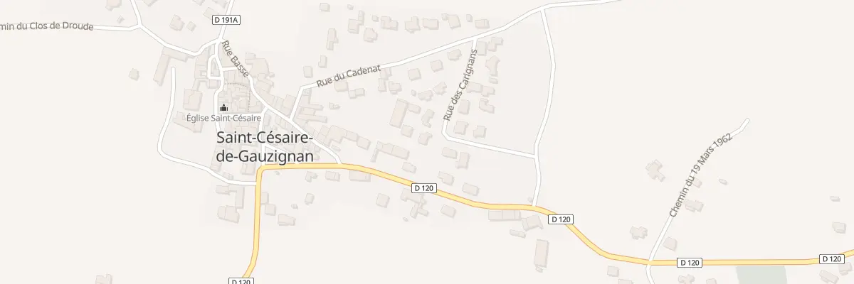 Plan du 115 Rue des Carignans à Saint-Césaire-de-Gauzignan