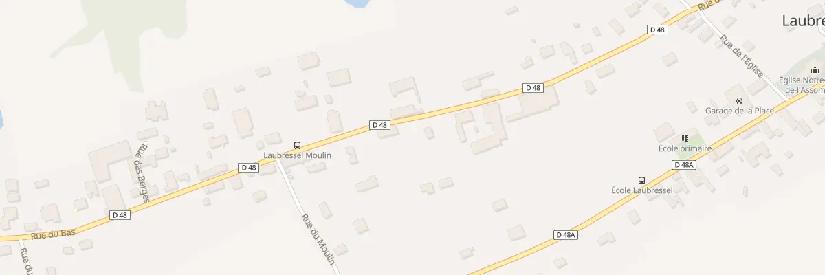 Plan du 42B Rue du Bas à Laubressel
