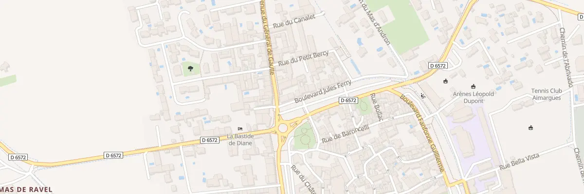 Plan du 3 Bd Jules Ferry à Aimargues