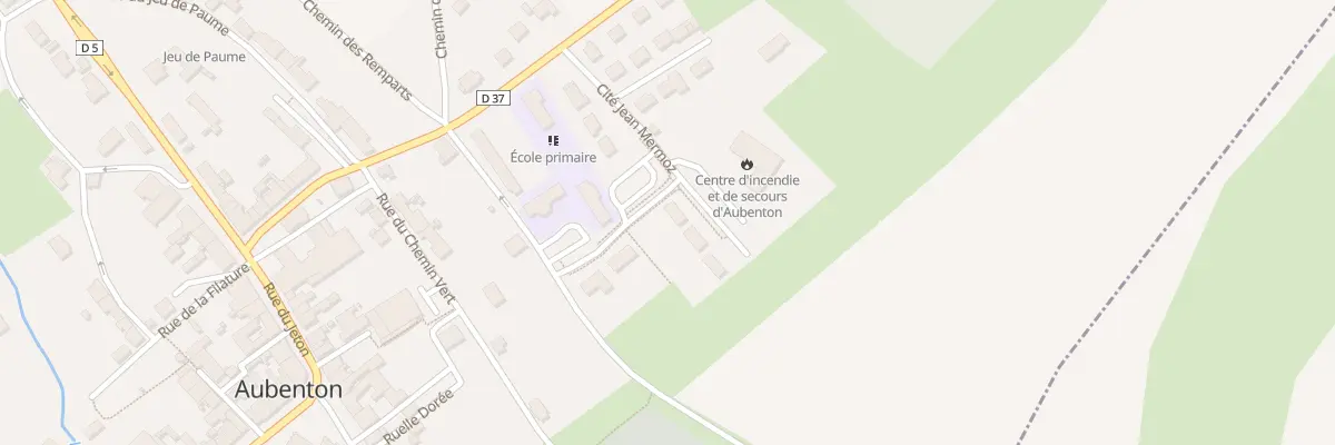 Plan du 1 Imp du Bois Millet à Aubenton