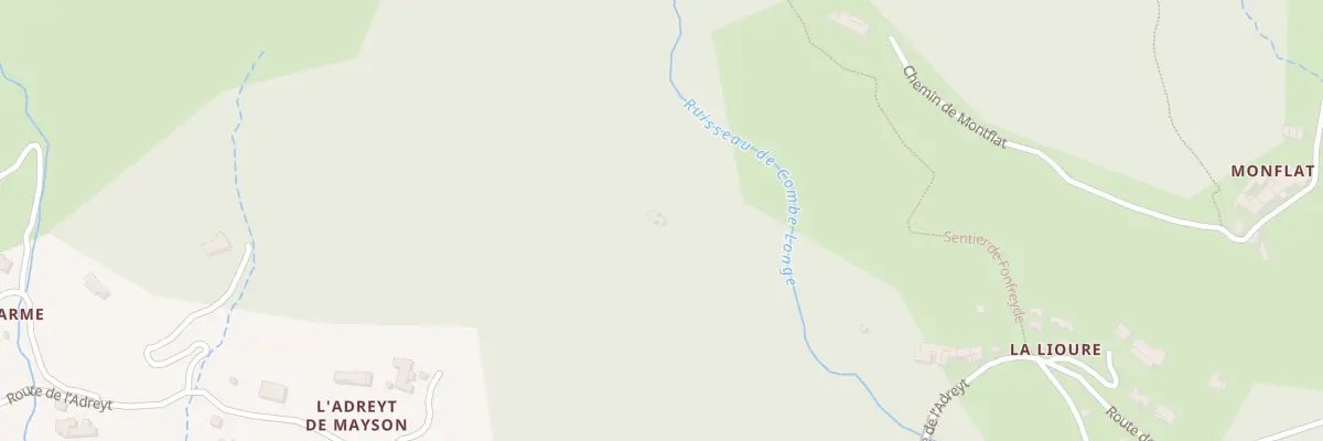 Plan du 1315 Rte de l’Adreyt à La Souche