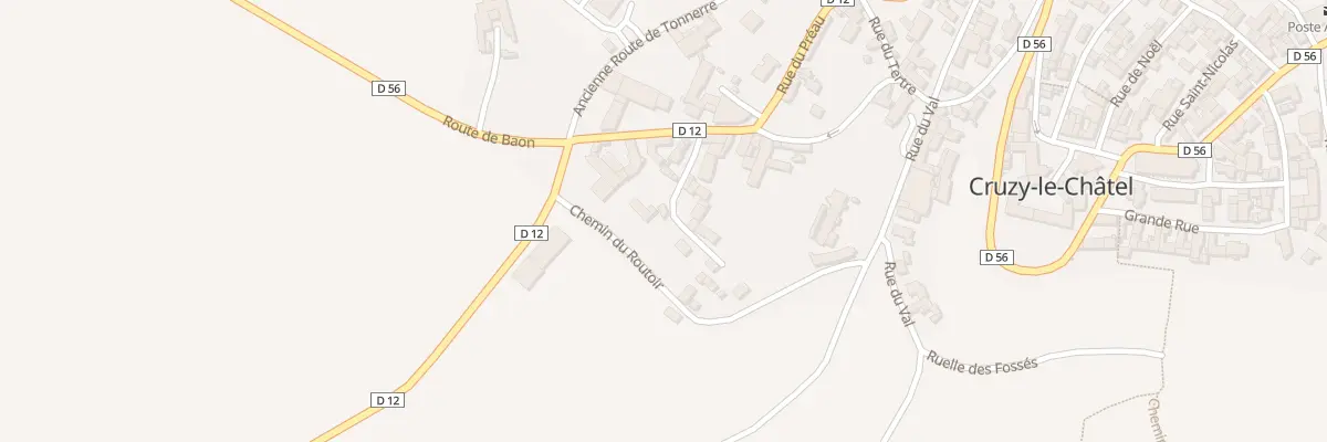 Plan du 4 Imp de la Maladrerie à Cruzy-le-Châtel