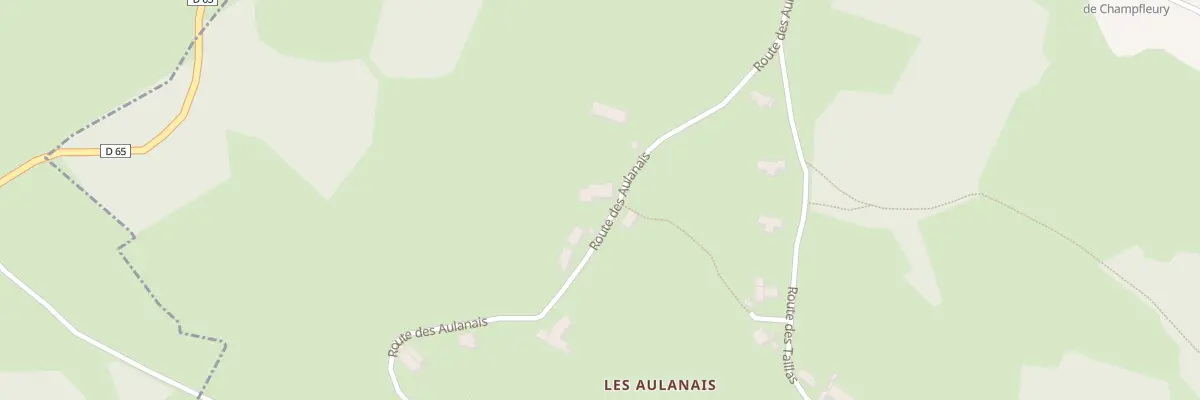 Plan du 436 Rte des Aulanais à Lapte