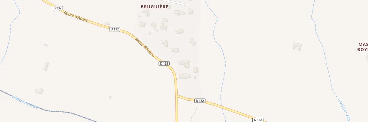 Plan du 1303 Rte d’Auzon à Saint-Julien-de-Cassagnas