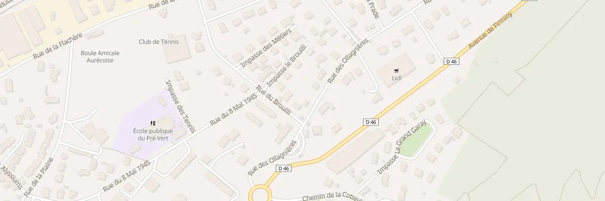 Plan du 175 Rue des Ollagnières à Aurec-sur-Loire