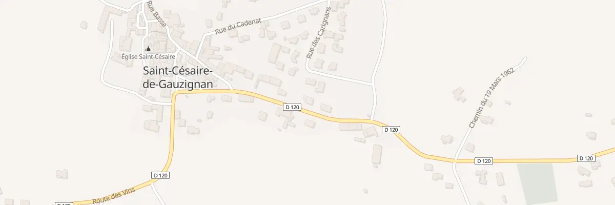 Plan du 191 Rte de Saint Maurice à Saint-Césaire-de-Gauzignan