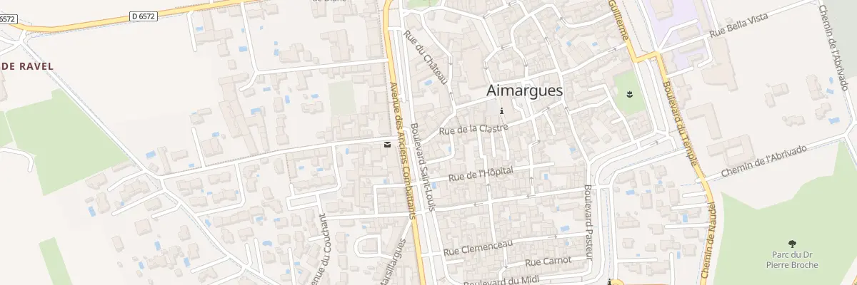 Plan du 2 Rue de l’Hôtel de Ville à Aimargues