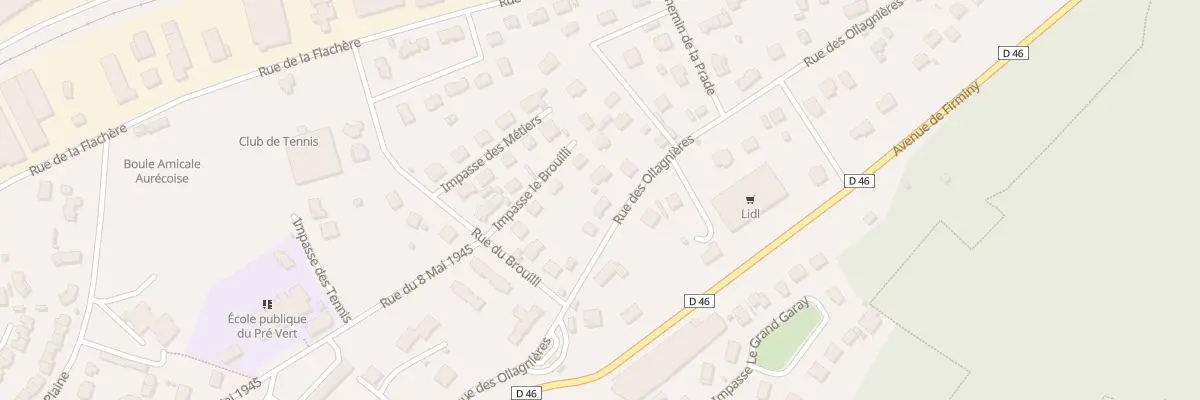 Plan du 239 Rue des Ollagnières à Aurec-sur-Loire