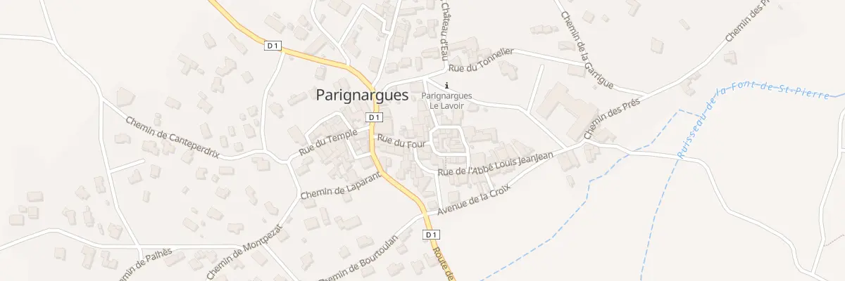 Plan du 5 Rue du Four à Parignargues