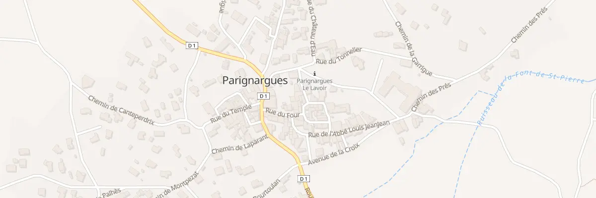 Plan du 4 Rue de l’Église à Parignargues