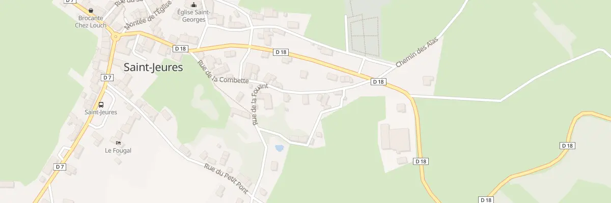 Plan du 20 Rue de la Combette à Saint-Jeures