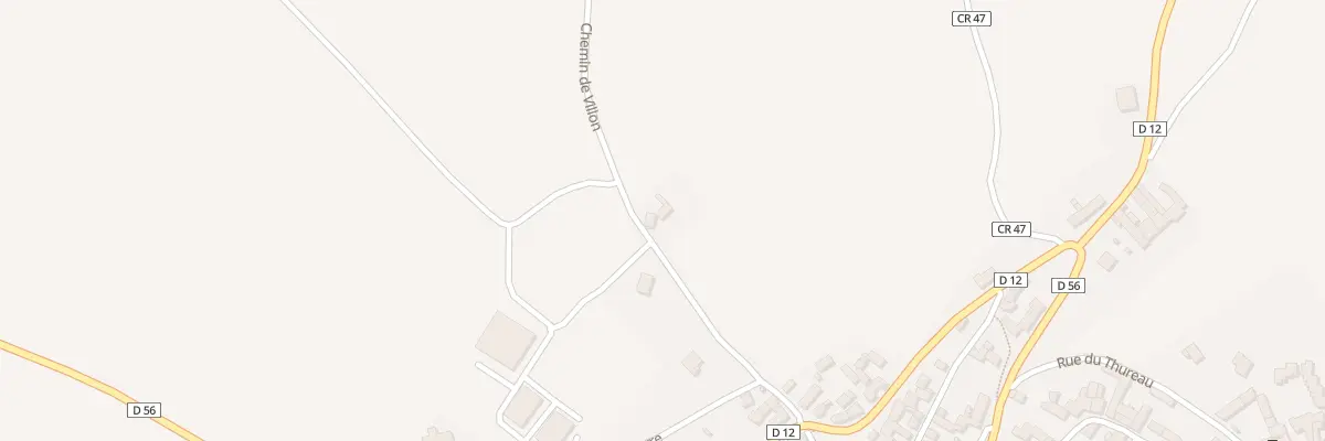 Plan du 9001 Rte de Villon à Cruzy-le-Châtel