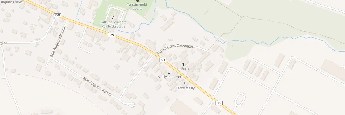 Plan du 107 Rue General de Gaulle à Mailly-le-Camp