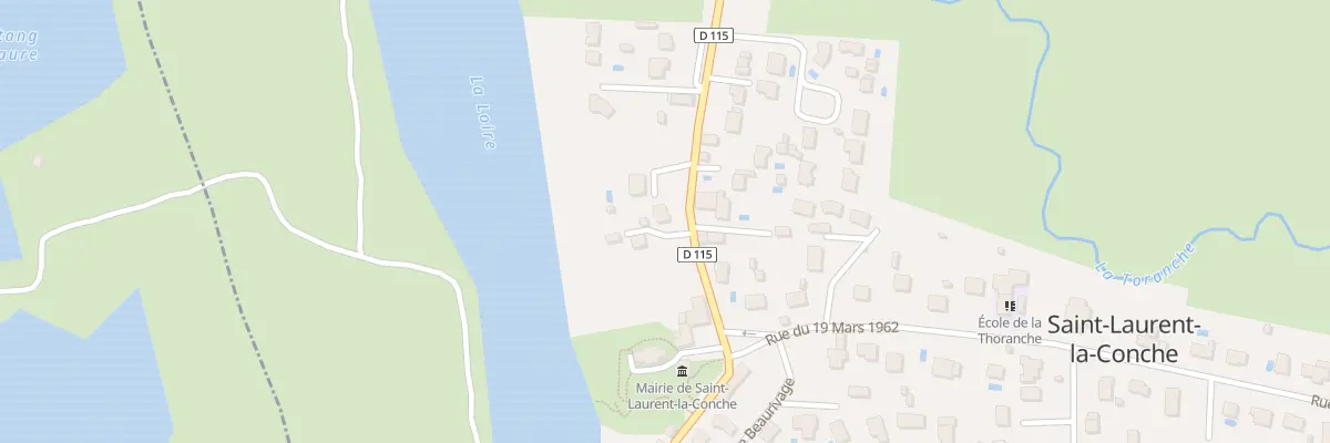 Plan du 5153 Le Bourg à Saint-Laurent-la-Conche