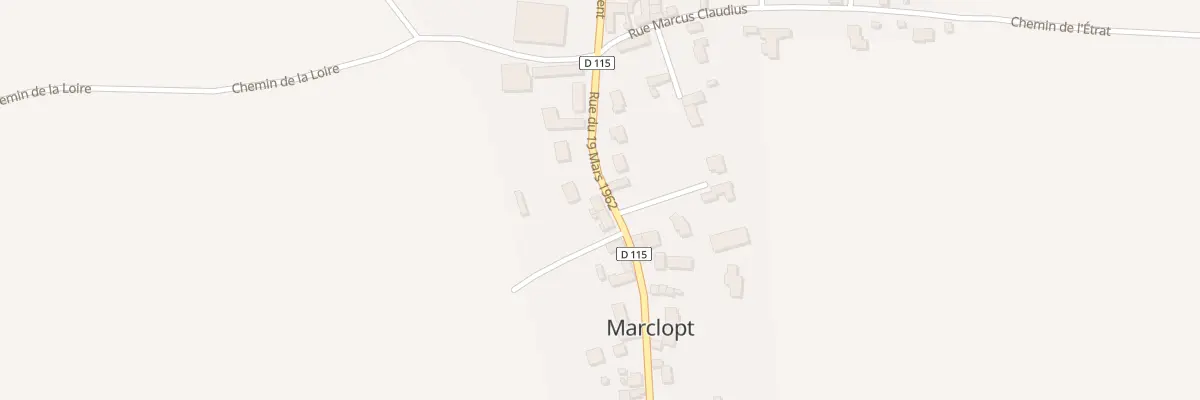 Plan du 352 Rue du Dix-Neuf Mars 1962 à Marclopt