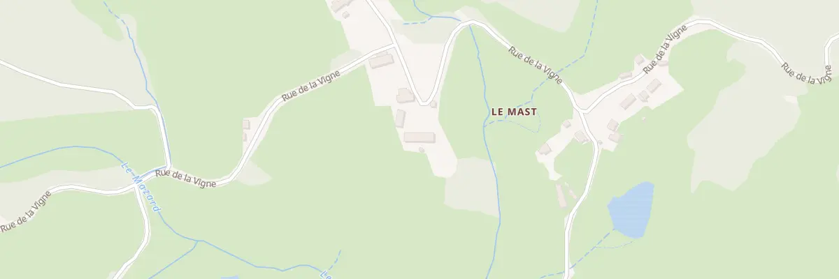 Plan du 5014 Le Mast à Dettey
