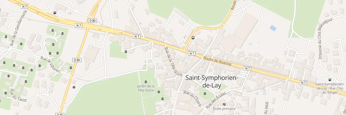 Plan du 27 Rue de la Tête Noire à Saint-Symphorien-de-Lay