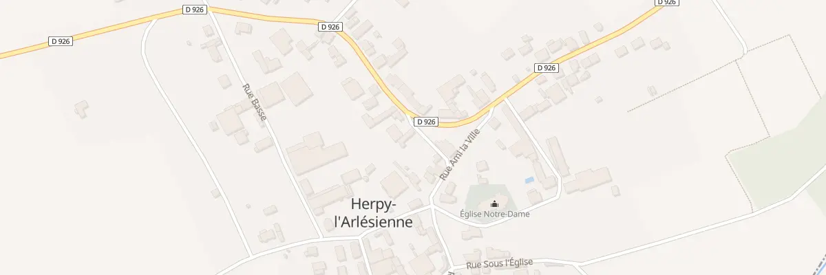 Plan du 1 Rue de l’Eglise à Herpy-l’Arlésienne