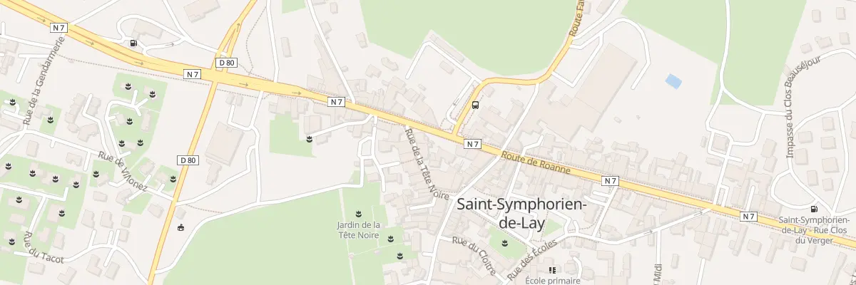 Plan du 262 Rue de la Tête Noire à Saint-Symphorien-de-Lay