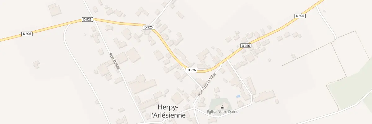 Plan du 2 Rue de la Barre à Herpy-l’Arlésienne