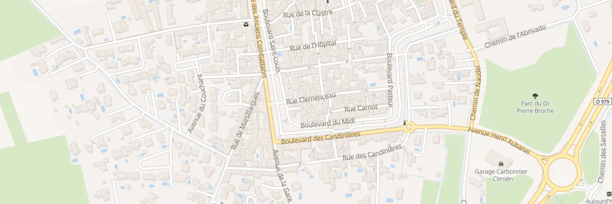 Plan du 6 Rue Clémenceau à Aimargues