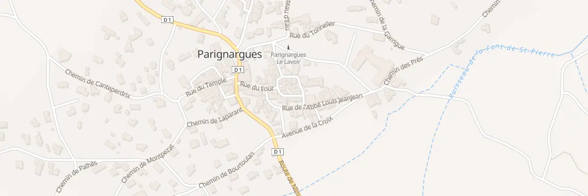 Plan du 4 Rue de l’Horloge à Parignargues