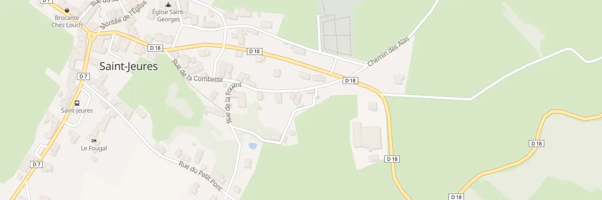 Plan du 24 Rue de la Combette à Saint-Jeures