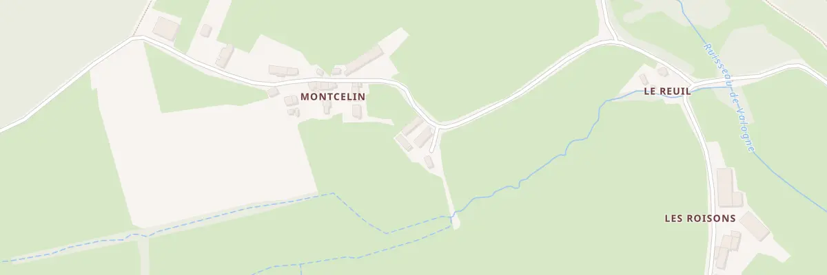 Plan du 1 Montcelin à Sommant