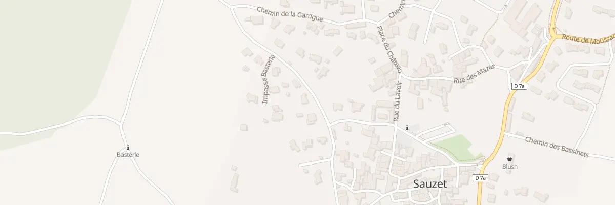 Plan du 5196 Rue du Quartier Basterle à Sauzet