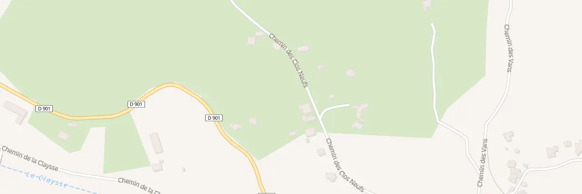 Plan du 335 Che des Clos Neufs à Saint-André-de-Cruzières