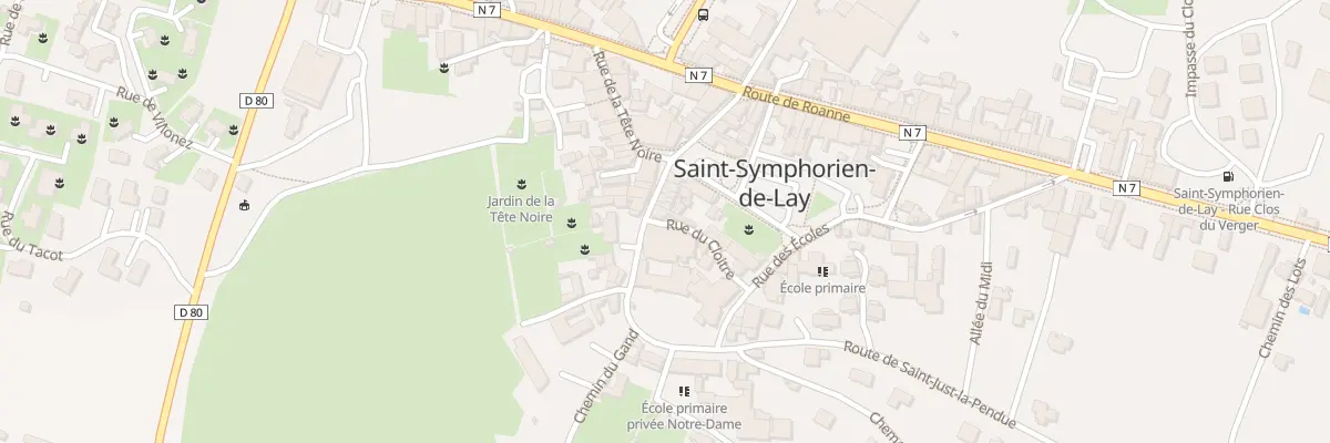 Plan du 70 Rue du Cloitre à Saint-Symphorien-de-Lay