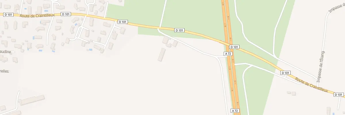 Plan du 896 Rte de Craintilleux à L’Hôpital-le-Grand