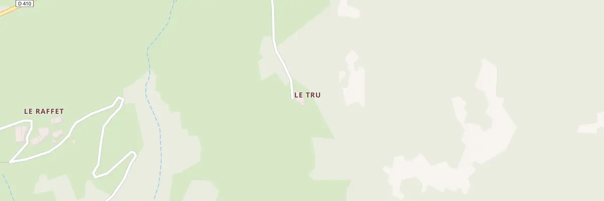Plan du 5170 Le Patural à Borée