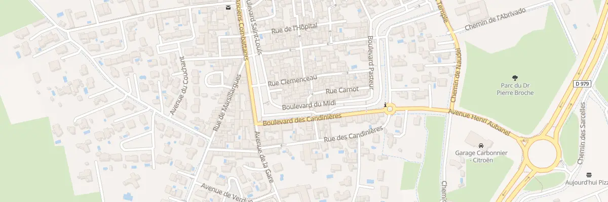 Plan du 9 Bd du Midi à Aimargues