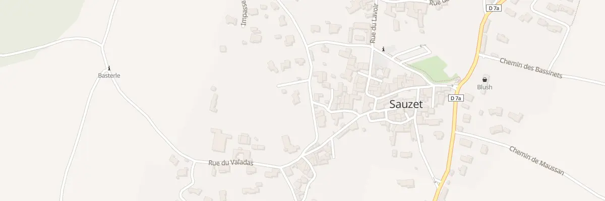 Plan du 196 Rue du Valadas à Sauzet