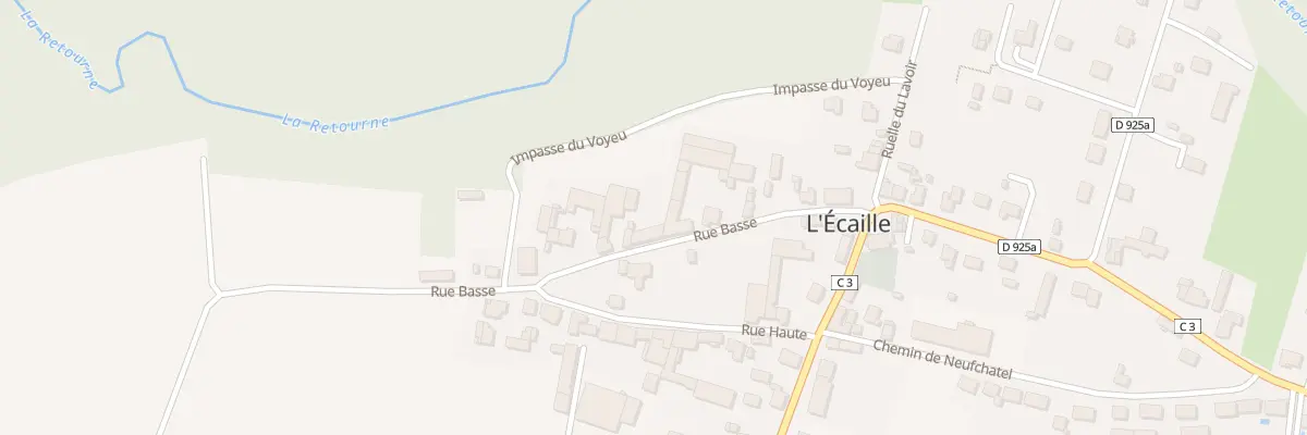 Plan du 14 Rue Basse à L’Écaille
