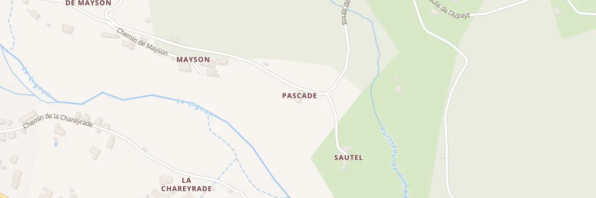 Plan du 5047B L’Adreyt de Mayson à La Souche