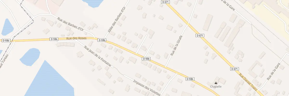 Plan du 1T Rue des Roses à Saint-Parres-lès-Vaudes