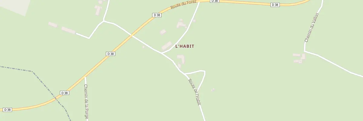 Plan du 163 Rte de l’Habit à Croizet-sur-Gand