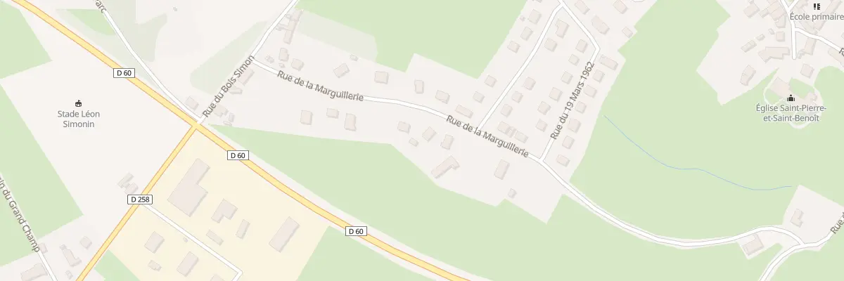 Plan du 10 Rue de la Marguillerie à Perrecy-les-Forges