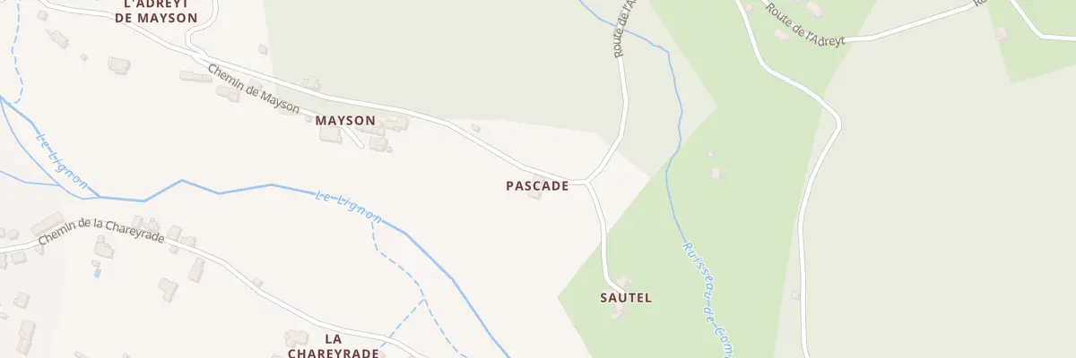 Plan du 1120 Rte de l’Adreyt à La Souche