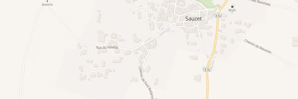 Plan du 15 Rue du Belvédère à Sauzet