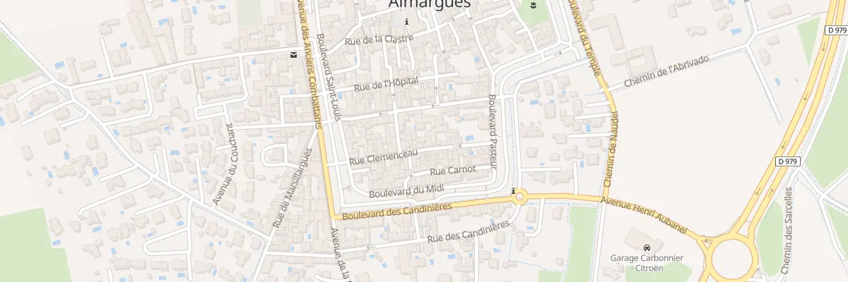 Plan du 23 Rue Clémenceau à Aimargues