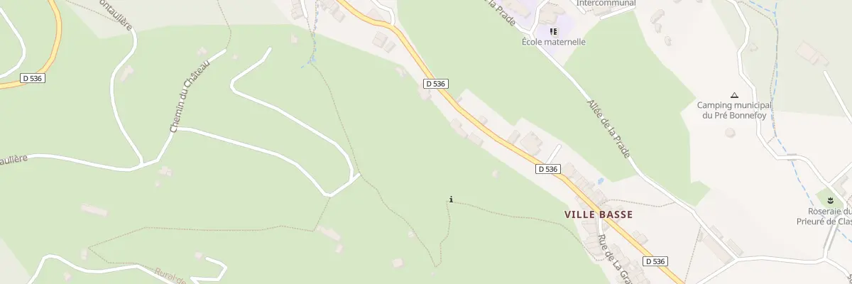 Plan du 114 Rte de Pourcherolles à Montpezat-sous-Bauzon