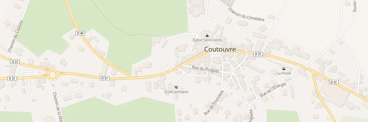 Plan du 326 Grande Rue à Coutouvre