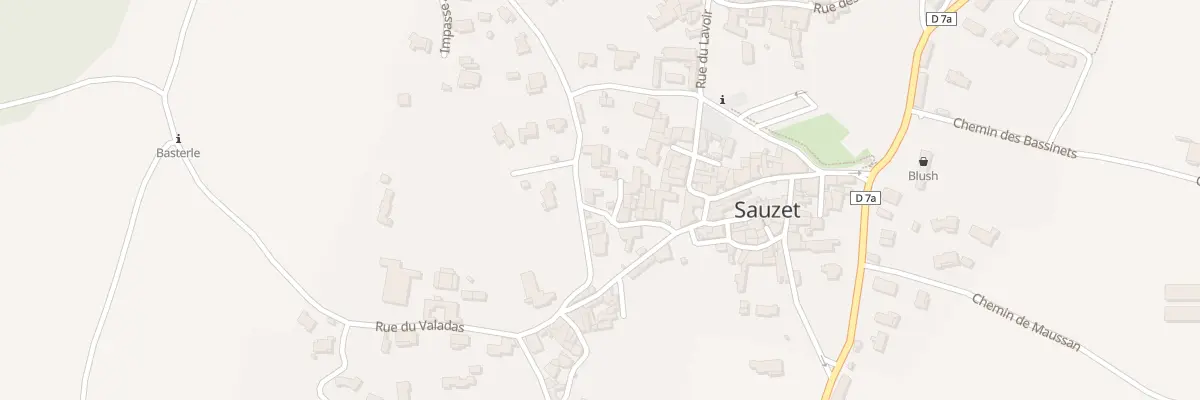 Plan du 5172 Pl de l’Aire Blanche à Sauzet