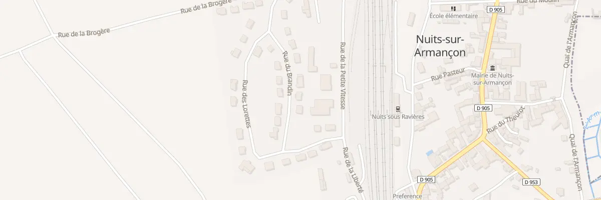 Plan du 16 Rue du Brandin à Nuits
