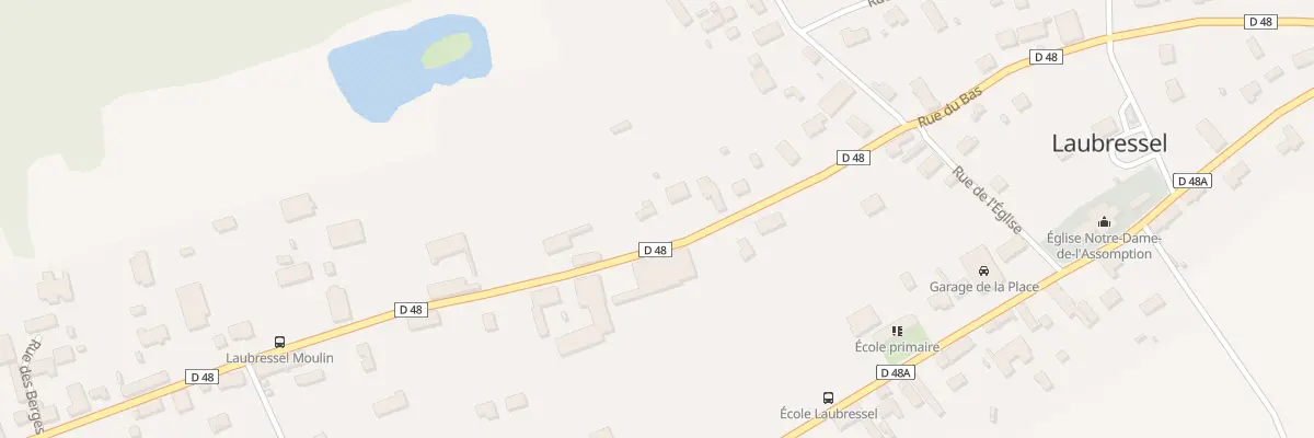 Plan du 53 Rue du Bas à Laubressel