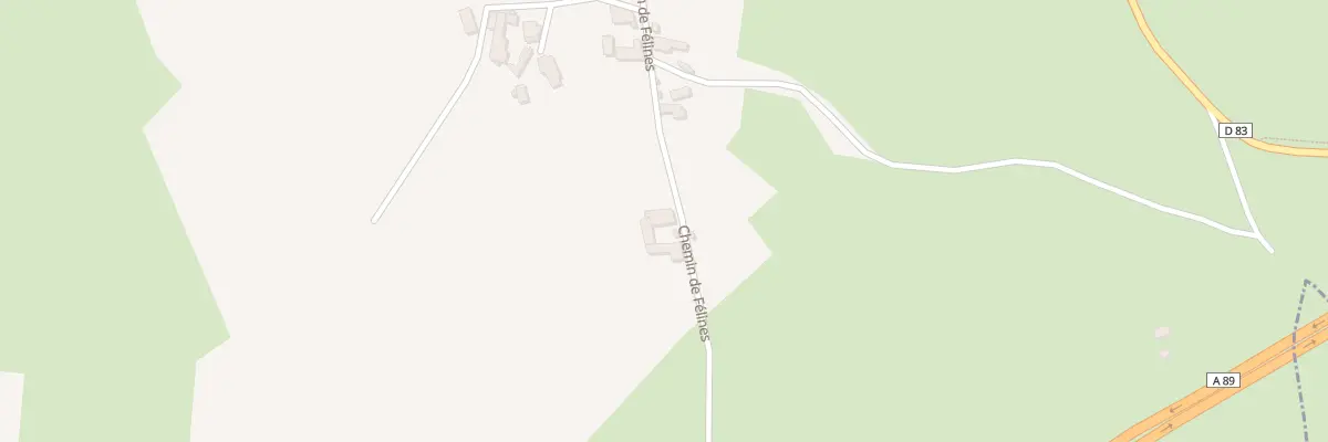 Plan du 5183 Felines à Saint-Marcel-de-Félines